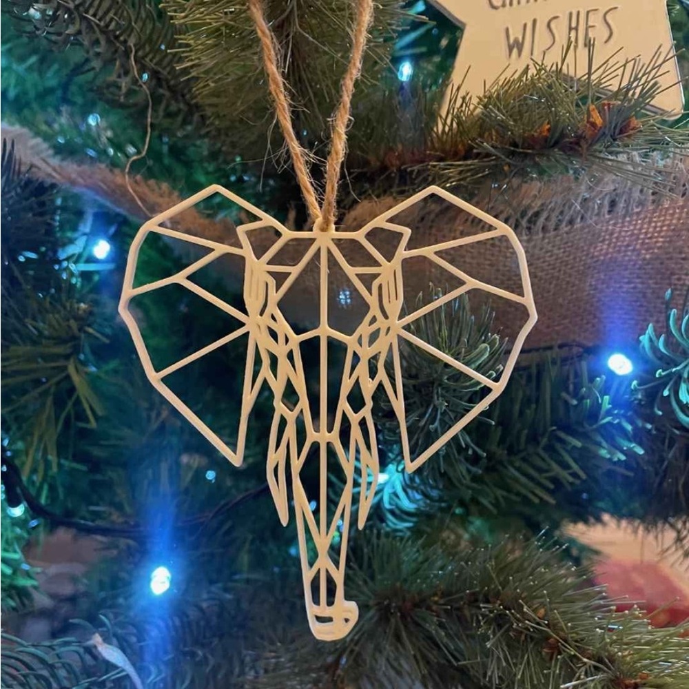 Elephant head ornament